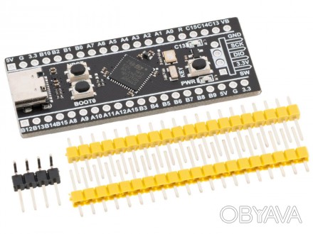 Відладнана плата з STM32F411CEU6 з доступною користувацькою пам'яттю 512 кБ прог. . фото 1