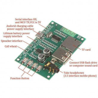 Bluetooth-модуль BT201 використовує чип KT1025A.
KT1025A — це чип 4-в-1, який пі. . фото 4