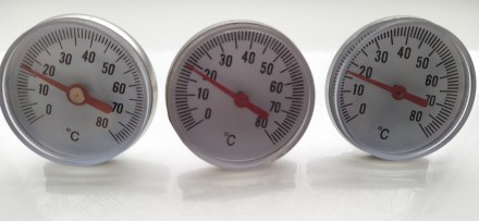 Продам термометр біметалевий. Новий. Вимірювання параметрів від 0 до 80 градусів. . фото 2