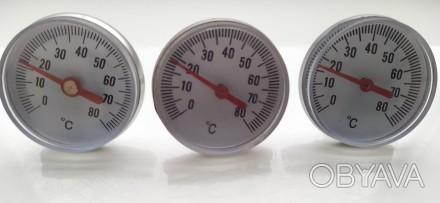 Продам термометр біметалевий. Новий. Вимірювання параметрів від 0 до 80 градусів. . фото 1