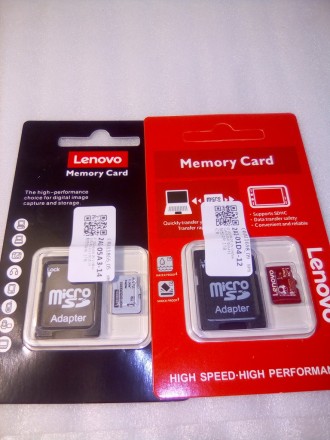 Продам карту пам'яті Lenovo SD 1 Тб в упаковці. 
Високошвидкісна. Є також . . фото 2