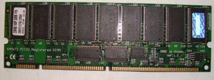 Модуль памяти SDRAM ECC Reg DIMM, 256 MB, SAMSUNG, 168-PIN DIMM 133MHZ

Модуль. . фото 3