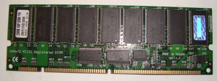 Модуль памяти SDRAM ECC Reg DIMM, 256 MB, SAMSUNG, 168-PIN DIMM 133MHZ

Модуль. . фото 2