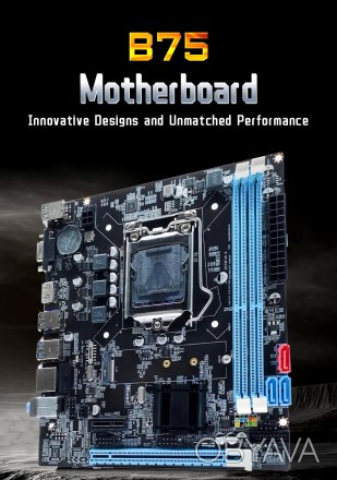 Комплект Huanan B75 LGA 1155 DDR3 8 gb Core i5 3470 USB 3.0 SATA 3 системна плат