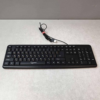 Клавіатура; для настільних ПК; дротове під'єднання; USB; тип клавіш: мембранний
. . фото 2