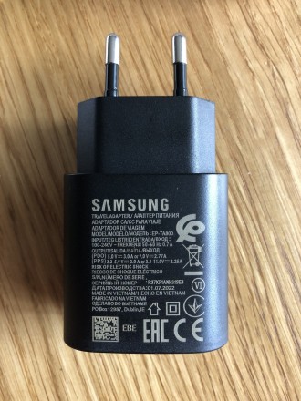 Зарядка з кабелем для Samsung EP-TA800 25Вт Швидка Зарядка (Fast Charging)
- Шви. . фото 3