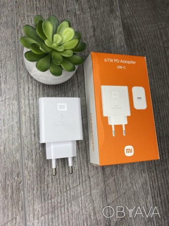 Блок питания для Xiaomi Mi Power Adapter 67Вт USB-C для быстрой зарядки
 
Характ. . фото 1