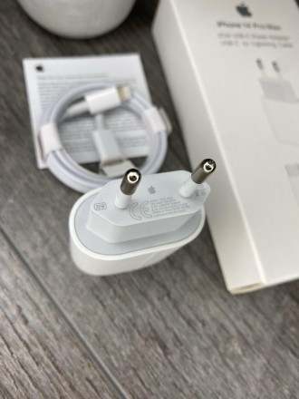 Швидка зарядка для iPhone 14 Pro Max 25W USB-C + Кабель Type-C на Lightning
 
За. . фото 4