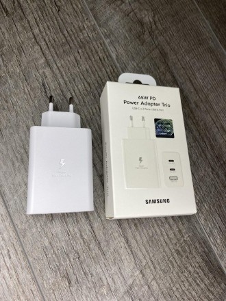 Адаптер Trio 65W для Samsung быстрая зарядка (EP-T6530NBEGWW)
Характеристики:
	Ц. . фото 2