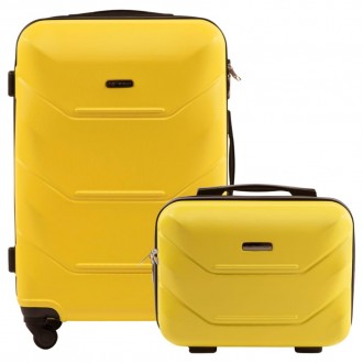 Набір Середня (M) валіза і Кейс з колекції PEACOCK Розкішна валіза відомої компа. . фото 2