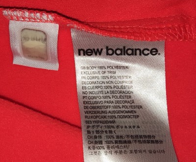 Футбольная кофта-куртка New Balance FC Liverpool, размер-L, длина-70см, под мышк. . фото 10