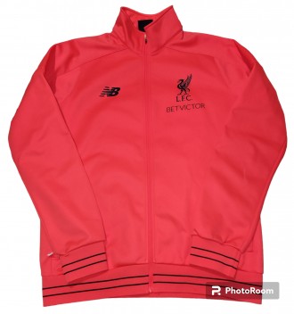 Футбольная кофта-куртка New Balance FC Liverpool, размер-L, длина-70см, под мышк. . фото 3