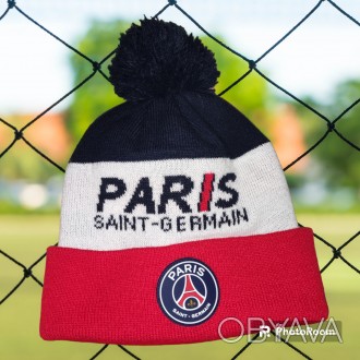 Футбольная, зимняя шапка FC Paris Saint Germain, official product