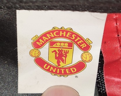 Футбольная, спортивная сумочка FC Manchester United, для формы и обуви, 33х17х12. . фото 7