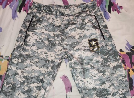 Демисезонные, спортивные штаны US Army в стиле милитари, размер-L, длина-103см, . . фото 6