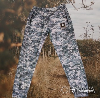 Демисезонные, спортивные штаны US Army в стиле милитари, размер-L, длина-103см, . . фото 1