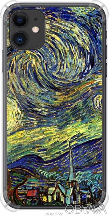
Чохол на iPhone 11 Вінсент Ван Гог. Зіркова ніч "163sp-1722-395" Пропонуємо Вам. . фото 1