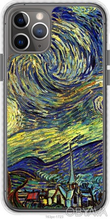 
Чохол на iPhone 11 Pro Max Вінсент Ван Гог. Зоряна ніч "163pc-1723-395" Пропону. . фото 1