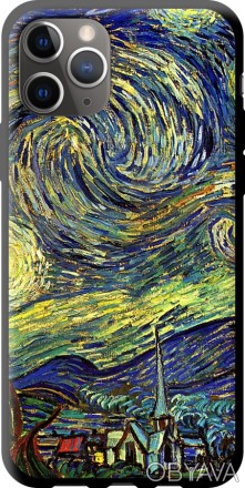 
Чохол на iPhone 11 Pro Max Вінсент Ван Гог. Зоряна ніч "163b-1723-395" Пропонує. . фото 1