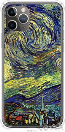 
Чохол на iPhone 11 Pro Max Вінсент Ван Гог. Зоряна ніч "163sp-1723-395" Пропону. . фото 1