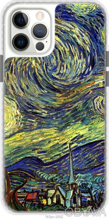 
Чохол на iPhone 12 Вінсент Ван Гог. Зоряна ніч "163pc-2053-395" Пропонуємо Вам . . фото 1