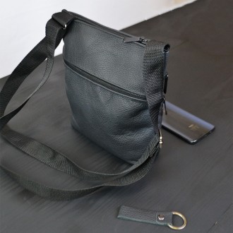 Ця шкіряна сумка месенджер – це ідеальний вибір для тих, хто цінує вишукан. . фото 15