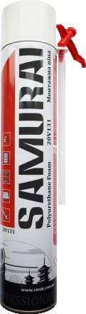 Піна ручна SAMURAI Premium Foam 765ml UKR ,890г 20V131. Тернопіль. фото 1 Піна ручна SAMURAI Premium Foam 765ml UKR ,890г 20V131. Тернопіль. фото 1