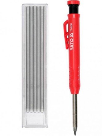 Технічний олівець YATO YT-69290 довжиною 150 мм з стрижнем, що автоматично висув. . фото 5