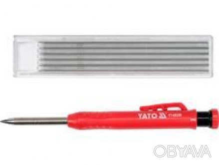 Технічний олівець YATO YT-69290 довжиною 150 мм з стрижнем, що автоматично висув. . фото 1