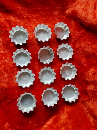 Винтажный комплект форм для выпечки Минск тарталетка 12 штук клеймо завода изгот. . фото 10