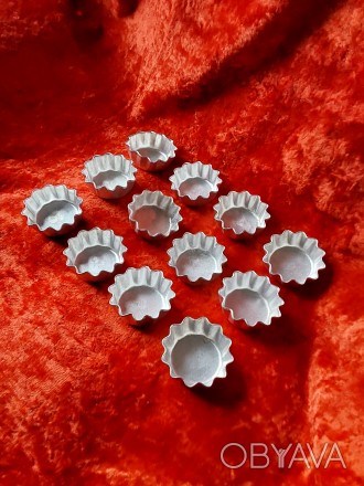 Винтажный комплект форм для выпечки Минск тарталетка 12 штук клеймо завода изгот. . фото 1