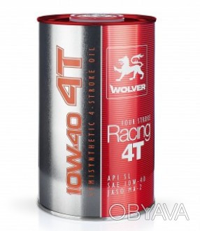 Wolver Four Stroke Racing 4T 10W-40 - специальное полусинтетическое масло для ис. . фото 1