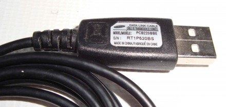 Кабель USB Samsung PKT-168 DSU-8 D800 
SAMSUNG DATA LINK USB Cable PCB220BBE\ P. . фото 3