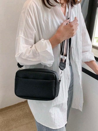 
Женская сумочка на одно отделение + наружные два кармана, фурнитура серебряного. . фото 6