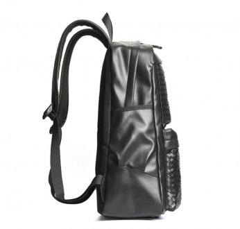Мужской городской рюкзак качественный ранец плетеный черный
Характеристики:
Мате. . фото 4