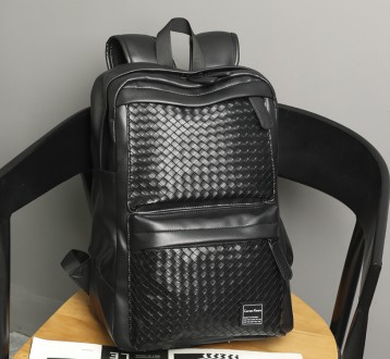 Мужской городской рюкзак качественный ранец плетеный черный
Характеристики:
Мате. . фото 7