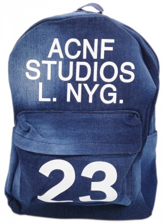 Молодежный джинсовый рюкзак ACNF Studios CHN031 Синий. Одесса. фото 1 Молодежный джинсовый рюкзак ACNF Studios CHN031 Синий. Одесса. фото 1