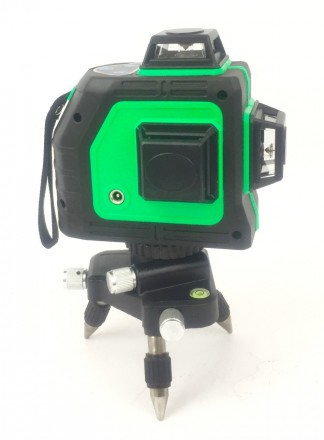 Профессиональный лазерный 3D нивелир на триноге ALFA зеленый и очень яркий тонки. . фото 7
