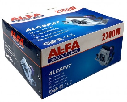 Дискова пила ALFA 2700W ALCSP27 з функцією кріплення на стаціонар використовуєть. . фото 8