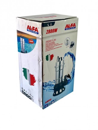 Насос погружний фекальний ALFA ALWP50 з поплавком і подрібнювачем для септиків. . . фото 4