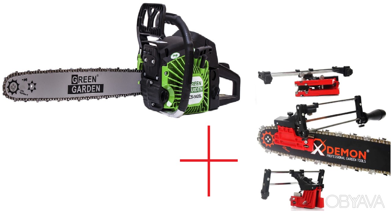 ᐈ Бензопила Green Garden GCS-5020L + Ручная рамка для заточки цепей ...