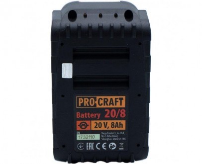 Аккумуляторная батарея Procraft Battery 20/2 2 Аг (20/4 4 Ач) (20/8 8 Ач)
 1104 . . фото 10