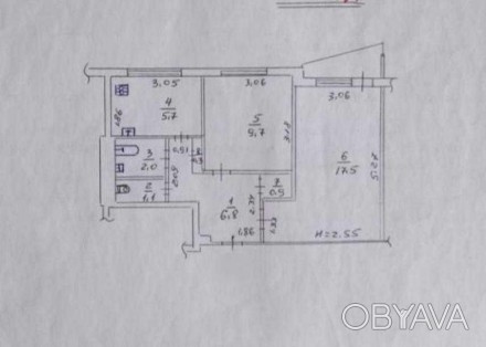 Номер оголошення на сайті компанії: SF-2-853-112-OB.
Продам 2х кімнатну квартиру. . фото 1