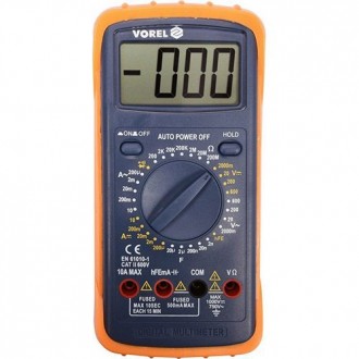 Мультиметр VOREL 81783 — электрический прибор, предназначенный для измерения нап. . фото 3