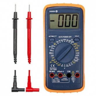 Мультиметр VOREL 81783 — электрический прибор, предназначенный для измерения нап. . фото 6