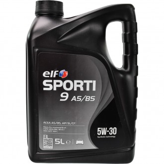 Серія Sporti 9 A5/B5
Тип оливи Синтетична
Двигун Бензин, Дизель
Класифікація API. . фото 2