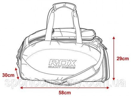 Сумка-рюкзак RDX Gear Bag
RDX GEAR BAG може використовуватися як рюкзак або сумк. . фото 3