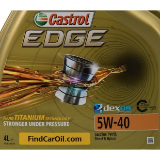 Серия: EDGE Titanium FST
Тип оливи: Синтетична
Двигун: Бензин/Дизель 
Класифікац. . фото 3