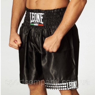 Шорти боксерські Leone Boxing Black - це класичний варіант атласних боксерських . . фото 2