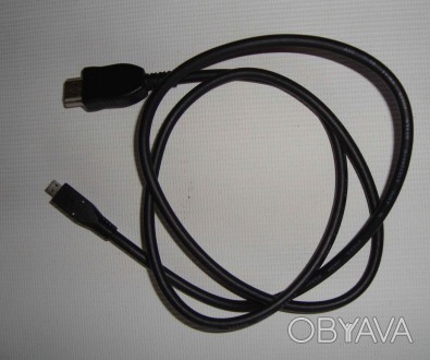 Кабель Sony micro HDMI на HDMI для фотоаппарата DSC-HX300, TX200, WX350, Alpha N. . фото 1